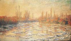 Ice Thawing on the Seine, Claude Monet